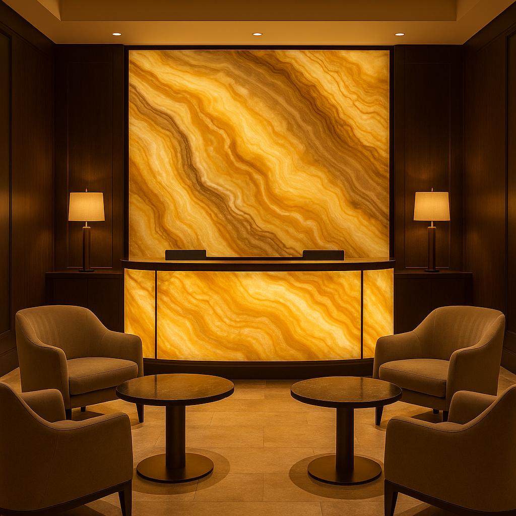 Onyx Room Divider LUMI / 01 v interiéru